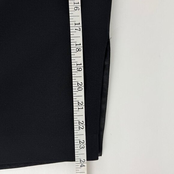 Kasper Two Piece Black Skirt Suit Set Formal Evening Satin Cocktail Party Sz 2P - Picture 11 of 14